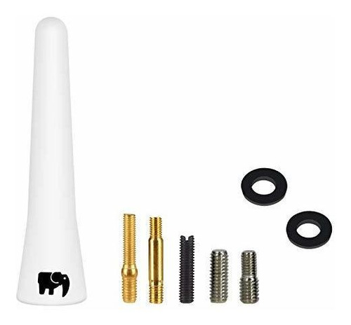 Antena Corta Nucleo Cobre Goma 2.6 in Para Ford Serie Fm