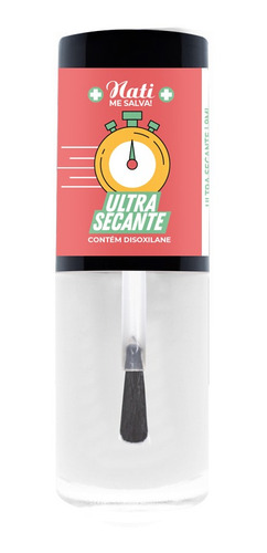 Imagem 3 de 6 de Kit Esmaltes Fortalecedor Nati Me Salva 3.0 + Necessaire