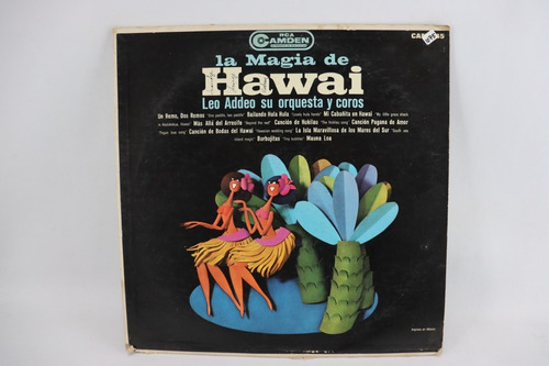 D1075 Leo Addeo Su Orquesta Y Coros -- La Magia De Hawai Lp