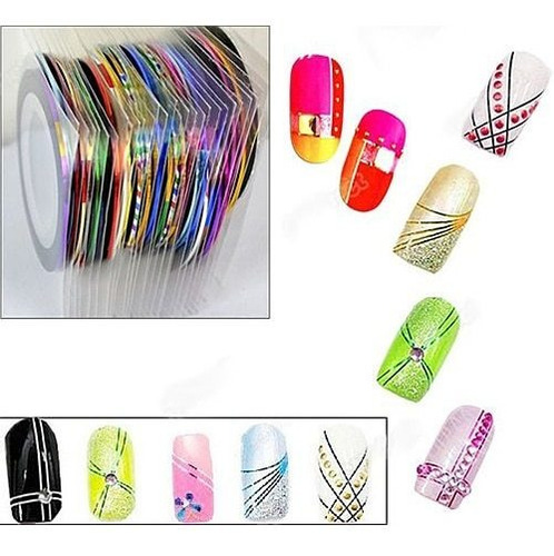 Juego De 50 Extensiones De Uñas De Poligel Con Lámpara Uv/le
