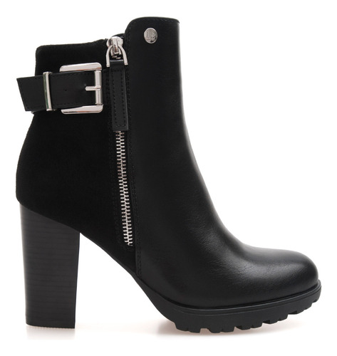 Botas Botinetas Lady Stork Favia Taco Palo Cierre Urbanas