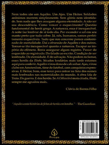 Ilíada, de Homero. Editora Principis, capa mole em português