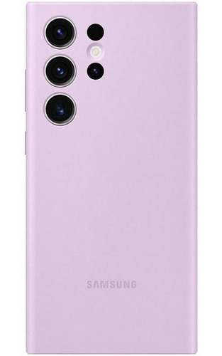 Case Samsung Silicone Cover Para Galaxy S23 Ultra Lila