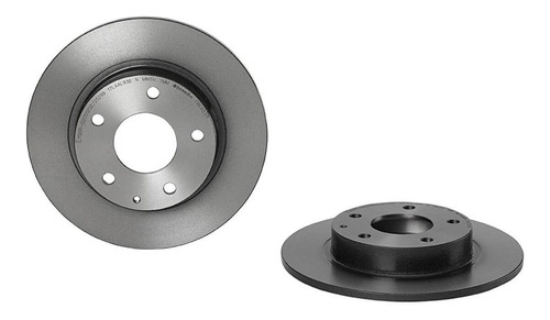 2 Discos Solidos Traseros Mazda 3 2.5l L4 15-18 Brembo