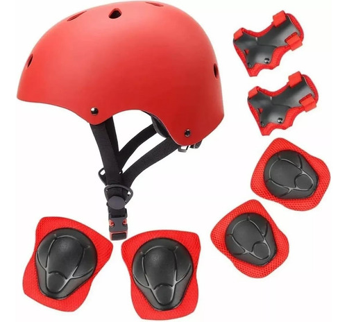 Juego De Casco De Bicicleta Para Niños, Rodilleras, Coderas