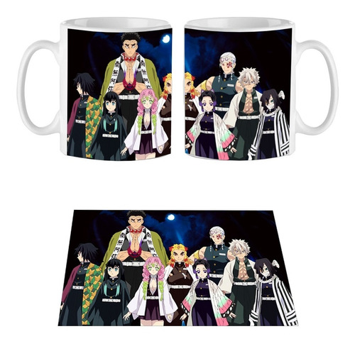 Taza Demon Slayer Los Pilares Mod1