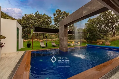Casa De Una Planta Amueblada Con Alberca En El Palomar Lujo Sur