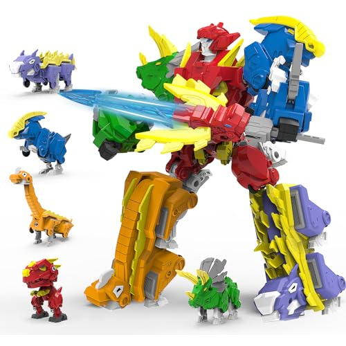 Juguetes De Dinosaurios Robot Transformables, Juego De ...