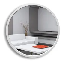Comprar Espejo Redondo Espejo Circular 70 Cm Espejos Decorativo Pared Marco Madera