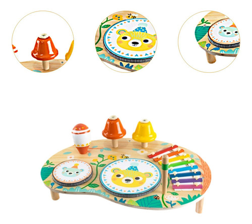 Juego De Batería Para Niños, Instrumento Musical Para