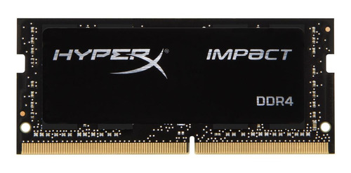 Imagem 1 de 2 de Memória RAM Impact color Preto 8GB 1 HyperX HX432S20IB2/8
