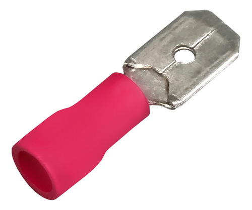 Terminal Macho Pré-isolado 0.5 A 1.5mm Vermelho - 100un