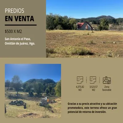 Terreno en venta