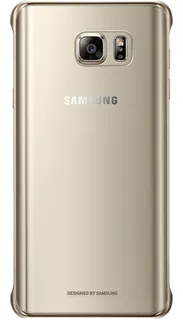 Case Samsung Clear Cover Para Galaxy Note5 Gold