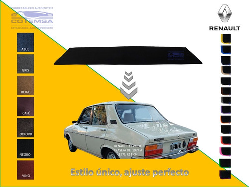 Cubre Parte Trasera Renault 12 De 1974 A 1979, R11-ch