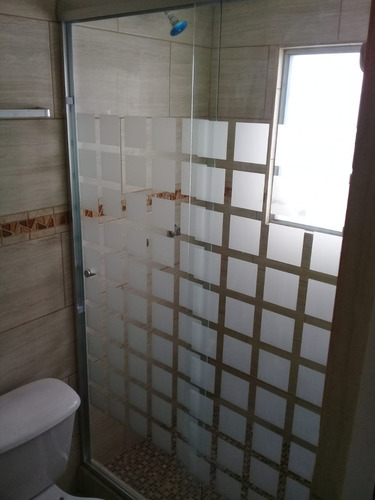 Imagen 2 de 10 de Cancel Baño Cristal Corredizo Vidrio Templado 6mm