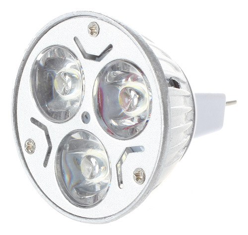 Bombilla Mr16 Gu5.3, 12 V, Luz Blanca Fría, 3 X 1 W