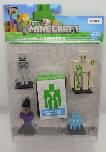 Pack 5 Figuras De Minecraft Nuevo