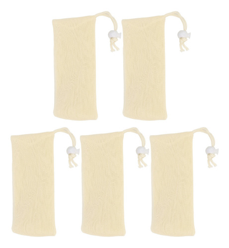 Red De Espuma Multicapa, 5 Bolsas De Jabón De Malla For Jab
