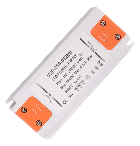 Fuente De Alimentión Del Del Controlador Led De 50 12 V,