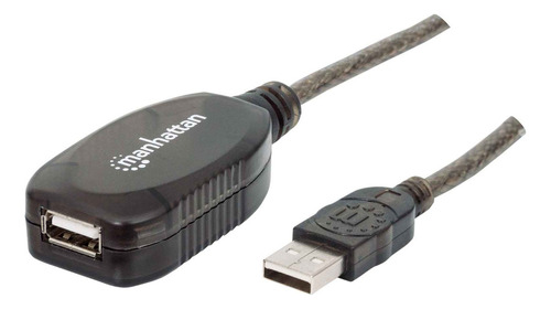 Cable De Extensión Usb De Alta Velocidad Manhattan / 150248 Color Negro