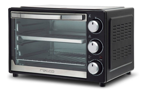 Horno de mesa eléctrico Recco RHE-SCALDARE30 30L negro 220V