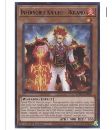 Yugioh! Infernoble Knight - Roland