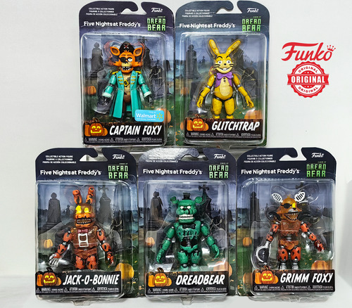 Dreadbear Fnaf Colección Completa 5 Figuras Funko Originales (Usado)