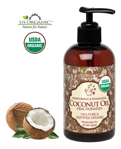 Aceite De Coco Mct Orgánico Fraccionado Us Organic,
