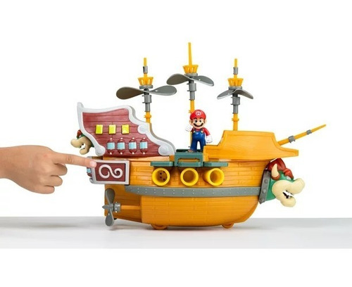 Nave De Bowser Super Barco Mario Bros Nintendo Original