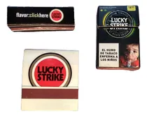Comprar Set 3 Cajas De Fósforos Coleccionables Cigarrillos Lucky