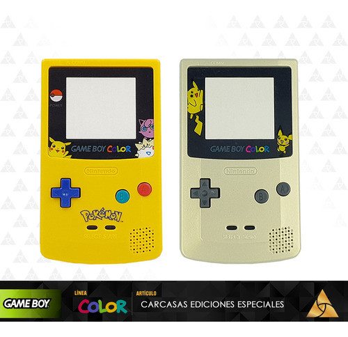 Imagen 1 de 4 de [ Carcasa Gameboy Color ] Pokémon Pikachu Gold Gbc | Tracia