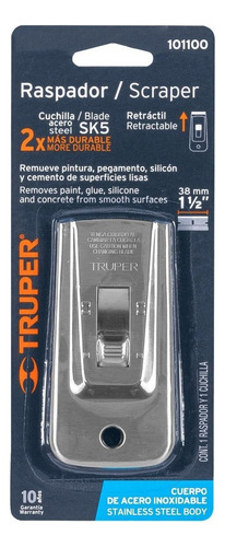 Raspador Metálico Con Navaja De 1-1/2' Truper 101100