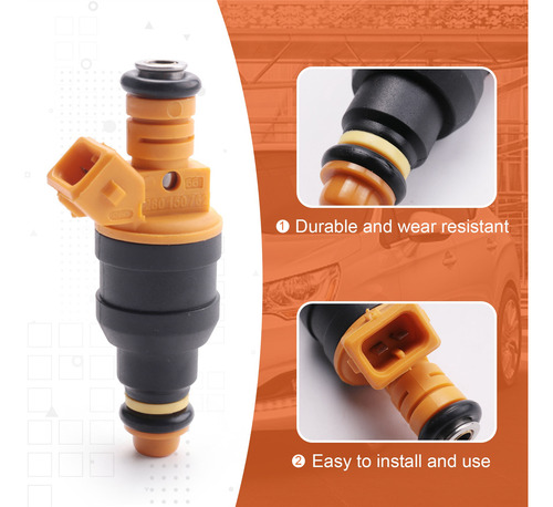 Juego De 4 Inyectores De Combustible Para Coche 0280150762,