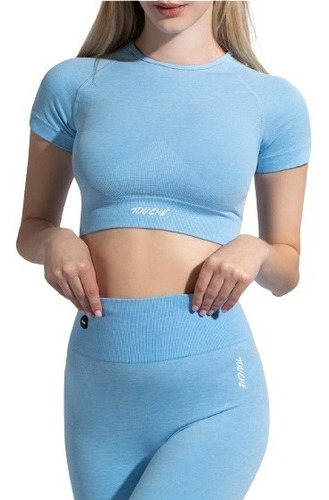 Top Deportivo Con Mangas Cortas Sky Seamless By Touche Sport