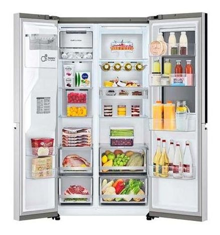 Refrigerador Side By Side LG 3 Portas 598litros Aço Escovado