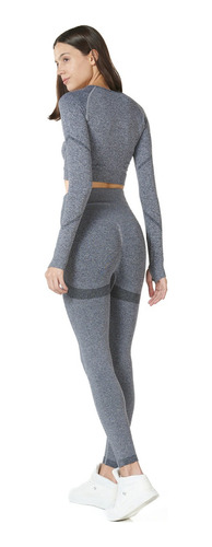 Conjunto Deportivo Leggins Push Up + Top Deportivo Dama