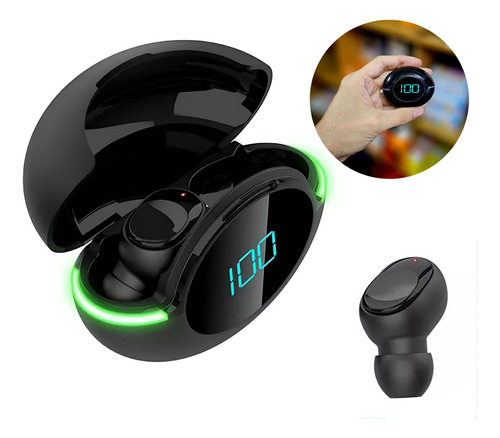 Fone Ouvido Bluetooth Sem Fio Erdots Y80 Para Celular Poco Cor Preto Luz X4 Pro