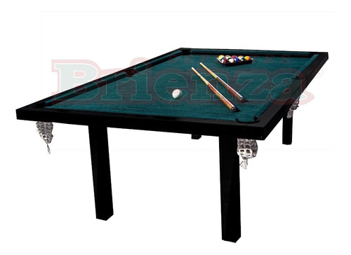 Mesa De Pool Profesional 2,40 X 1,40 + Kit Accesorios Pool