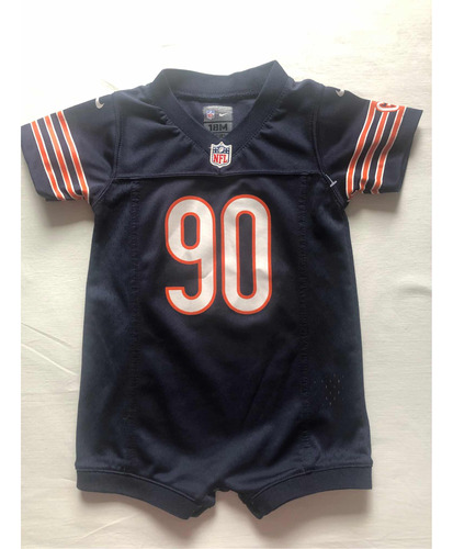 Pañalero Nike Chicago Bears Talla 18-24 Meses Nfl Peppers