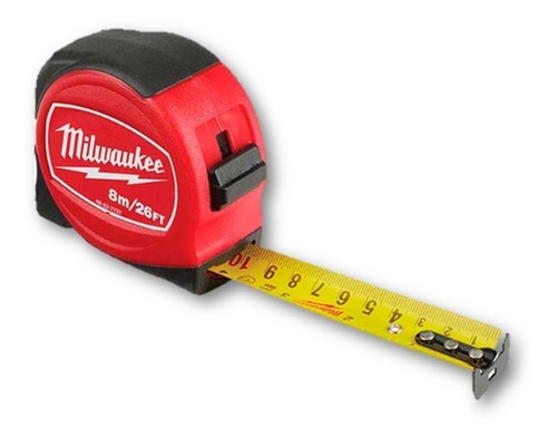 Flexometro De 8m/26ft Milwaukee Anti-impacto Mod. 48-22-7727