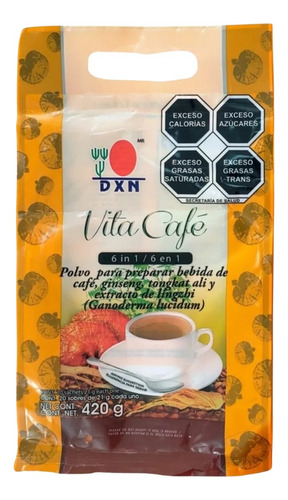 Dxn Vita Café 6 En 1 Dxn 20 Sobres