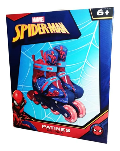 Patines Linea Spiderman 4 Ruedas 22-24 