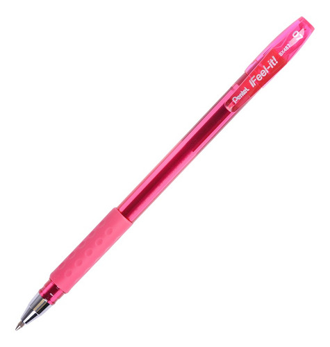 Bolígrafo Pentel Grip Bx487 Rosado - Mosca