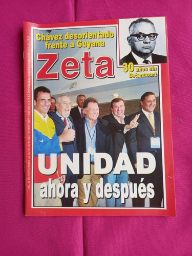 Revista Zeta 1823 - Unidad Ahora Y Después