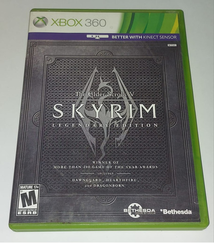 Edición Legendaria De The Elder Scrolls V Skyrim Xbox 360