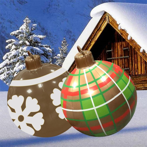 Bola Inflable De Navidad Hecha De Pvc