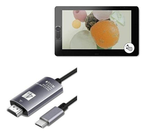 Boxwave Cable Compatible Con Wacom Cintiq Pro 32 (dth-3220) 