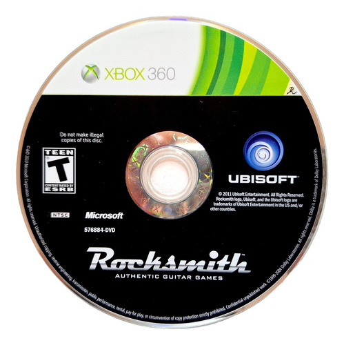 Rocksmith Authentic Guitar Games Xbox 360 (Reacondicionado)
