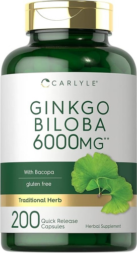 Ginkgo Biloba 6000mg Carlyle